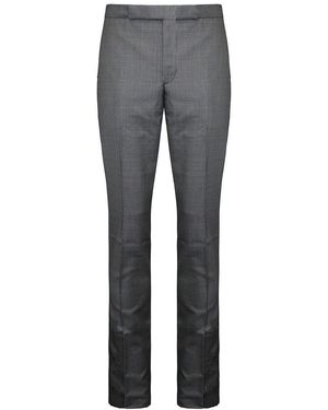 Hackett Mayfair Pup Tooth Trousers Cotton - Grey