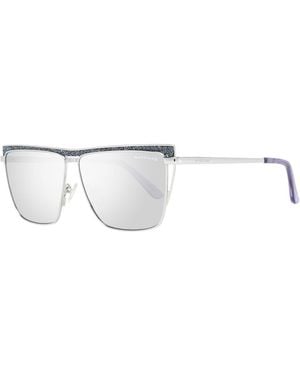 Guess Marciano By Guess Zilveren Metalen Zonnebril - Wit