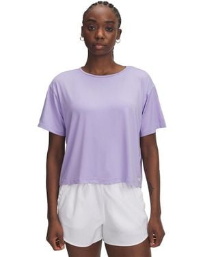 Under Armour Motion Cropped Top Voor - Paars