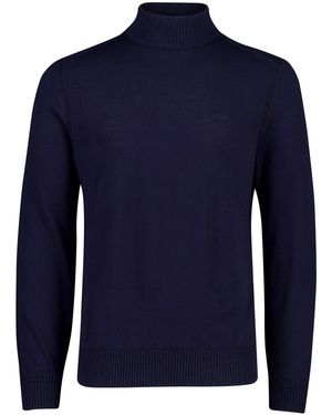 BOSS Trui Boss Scheerwol - Blauw