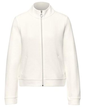 Street One A324642 Structure Zipper Jacket - Wit