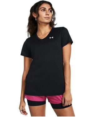 Under Armour V-Hals T-Shirt - Zwart