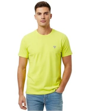 Guess T-Shirt Voor Met G-Patch - Metallic