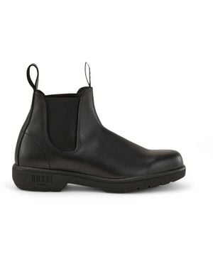 Rossi Boots 607 Booma Moss Leather Chelsea - Brown