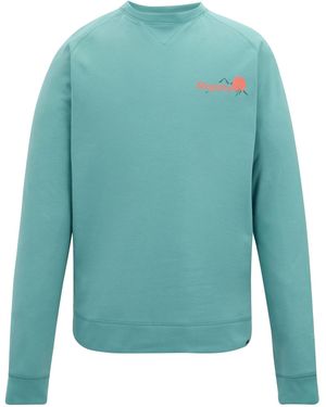 Regatta Nithsdale Back Print Sweatshirt (Arctic) - Blue