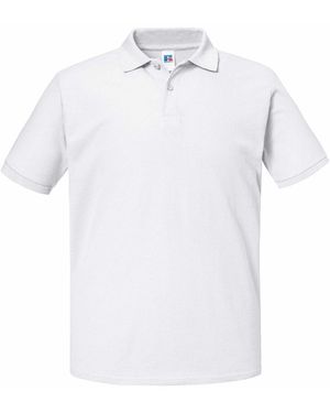 Russell Adult Authentic Eco Polo Shirt - White