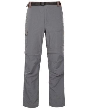 Trespass Rynne B Mosquito Repellent Cargo Trousers (Carbon) - Grey