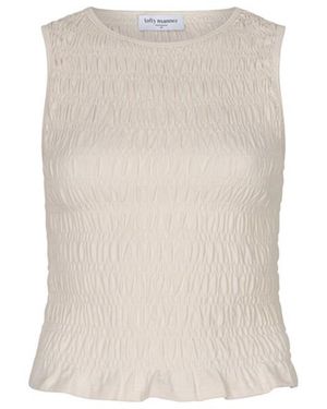 Lofty Manner Top Zonder Mouw Rf05 Jacky - Wit