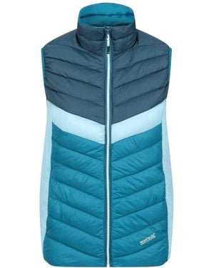 Regatta Harrock Kleurblok Bodywarmer (Gulfstream/Reflecting Lake) - Blauw