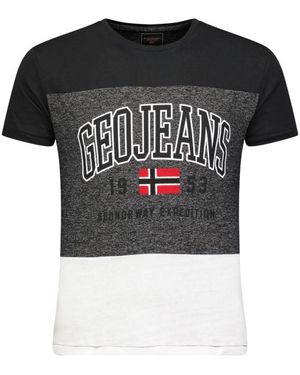 GEOGRAPHICAL NORWAY T-Shirt Jerudico - Zwart