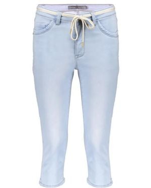 Geisha Emma Capri Denim-Stone Bleached - Blauw