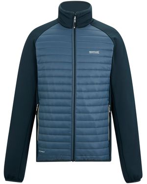 Regatta Clumber Hybrid Jacket (China/Night Sky) - Blue