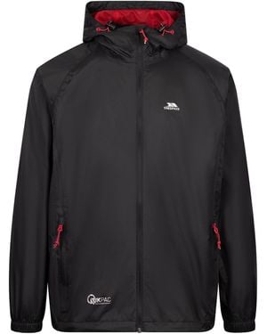 Trespass Adult Qikpac Waterproof Jacket - Black
