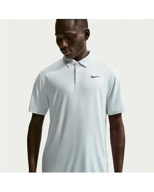 Nike Performance Poloshirt Met Korte Mouwen /Wit) - Blauw