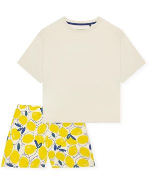 Schiesser Vrouwen Pyjama Casual Fashion - Geel