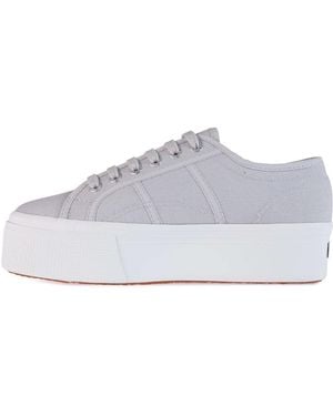 Superga 2790 Linea Up Down Trainers Voor Volwassenen (Grijs As) - Wit