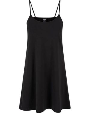 Urban Classics Stretch Jersey Jurk - Zwart