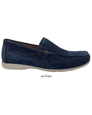 Sioux Herenschoenen Instappers - Blauw