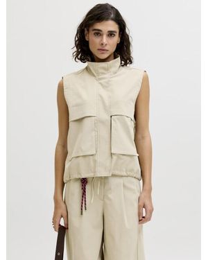 Jack & Jones Jxcarol Vest Pnt - Naturel