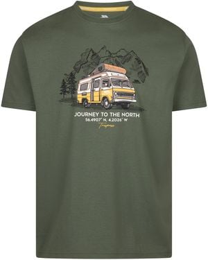 Trespass Tokso T-Shirt Willow) - Green