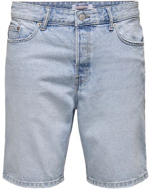 Only & Sons Shorts - Blauw