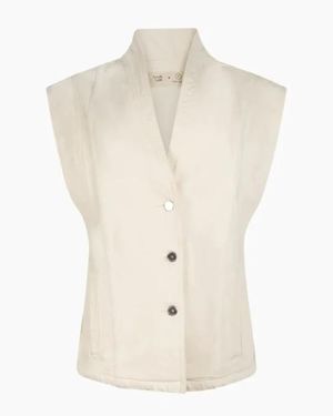 Another Label Unni Denim Vest - Naturel