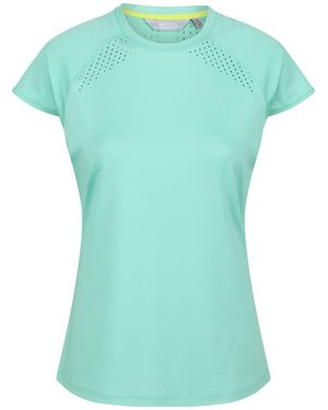 Regatta Luaza Effen T-Shirt Voor (Oceaangolf) - Blauw