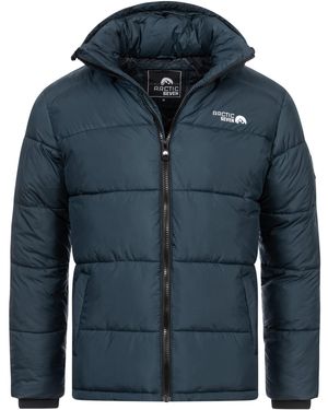 Arctic Seven Winter Puffer Jas As-333 – Warm, Sportief, Waterafstotend - Blauw