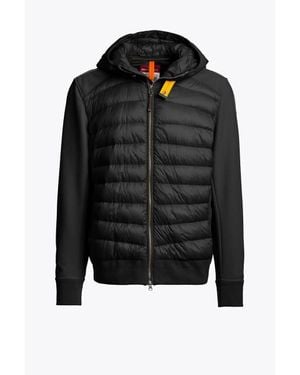 Parajumpers Buck Hooded Jacket Hybrid - Zwart