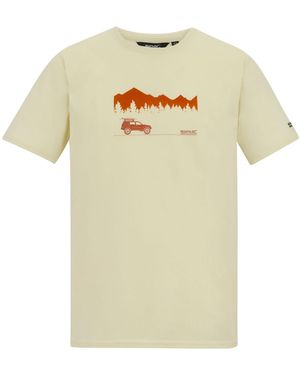 Regatta Cline Ix Wilderness T-Shirt Stone) - Yellow
