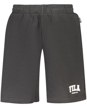 Fila Zwarte Katoenen Herenbroek - Grijs