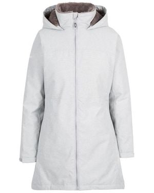 Trespass Ladies Wintry Padded Jacket Marl) - White