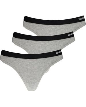 Apollo Couture String Bamboe 3-Pack - Grijs