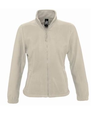 Sol's North Fleece Jas (Touw) - Wit