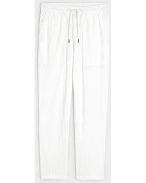 Todd Synder X Champion Knit Seersucker Pant - White