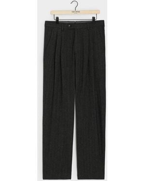 Todd Synder X Champion Italian Flannel Wythe Trouser - Black
