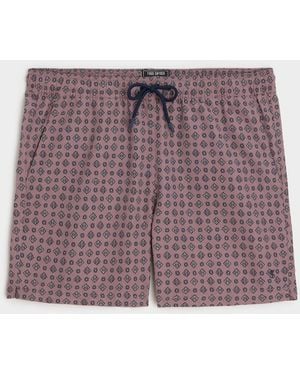 Todd Synder X Champion 5" Montauk Swim Trunk - Purple