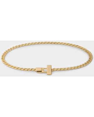 Miansai Gold Vermeil Bode Chain Bracelet - White