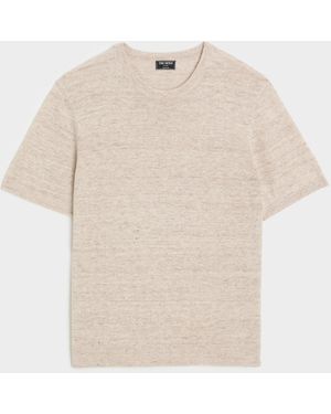 Todd Synder X Champion Relaxed Linen Sweater Tee - White