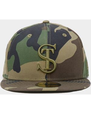 NEW ERA HATS Todd Snyder X New Era Logo Cap - Green