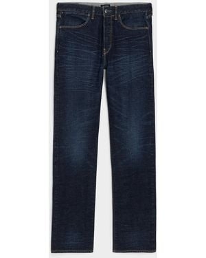 Todd Synder X Champion Straight Japanese Selvedge Stretch Jean - Blue