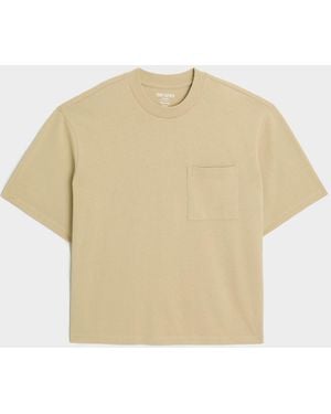 Todd Synder X Champion Heavyweight Cropped Tee - Natural