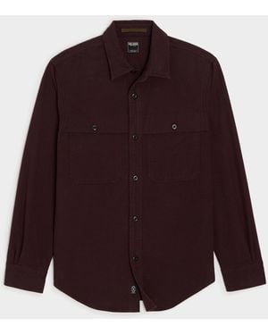 Todd Synder X Champion Chamois Cape Shirt - Purple