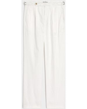 Todd Synder X Champion Italian Corduroy Side Tab Trouser - White