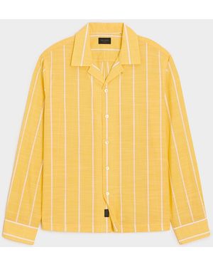 Todd Synder X Champion Summerweight Camp Collar Shirt - Yellow