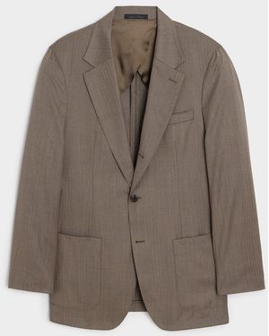 Todd Synder X Champion Italian Wool Herringbone Madison Jacket - Brown