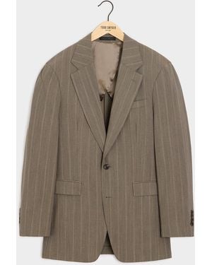 Todd Synder X Champion Italian Lightweight Wythe Jacket - Brown