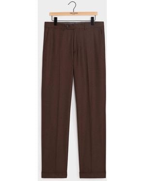 Todd Synder X Champion Italian Flannel Madison Trouser - Brown