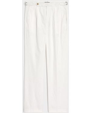 Todd Synder X Champion Italian Corduroy Side Tab Trouser - White