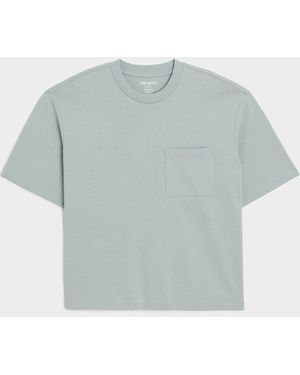 Todd Synder X Champion Heavyweight Cropped Tee - Blue